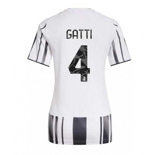 Juventus Federico Gatti #4 Prima Maglia Femmina 2025-26 Manica Corta